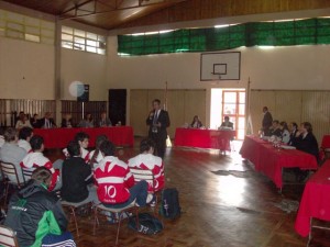 El HCD sesionó junto a los alumnos del colegio Gabriel del Mazo