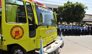 Esta es la nueva autobomba de los Bomberos Voluntarios de Godoy Cruz 