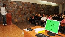 En el lanzamiento hubo una charla informativa sobre la separación de residuos en origen