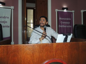 César Cattaneo preside la primera sesión especial del 2016.