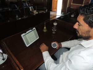 Las tablets son la novedad de este 2016 en el HCD de Godoy Cruz.