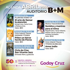agenda abril cultura