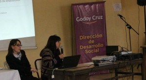 La disertación se realizó en el SUM de los Bomberos Voluntarios de Godoy Cruz.