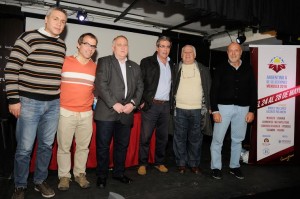 Eduardo Martín (Las Heras), Fernando Muñoz, Ricardo Tribiño, Federico Chiapetta, Pedro Bonettini y Héctor Muñoz.