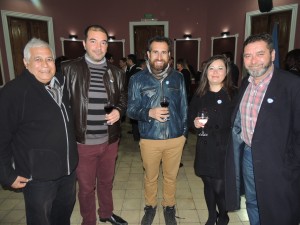 Claudio Fragapane, director de Cultura, junto a parte de su equipo de trabajo.