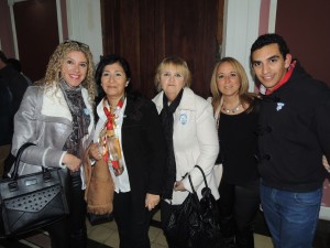 Mabel Rosales Lavalle, directora de Educación, y su equipo en el HCD.