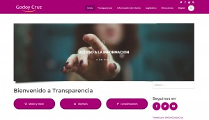 En los próximos días se lanzará el micro sitio web de transparencia, donde los vecinos de Godoy Cruz podrán interactuar con el municipio.