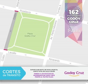 cortes de transito aniversario gc