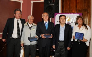 Prof. Federico Chiapetta, Sr. Natalio Dominguez, Sr. Luis Rousselle, Lic. Alfredo Cornejo y Sra. Maria Eva Carreras