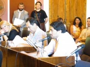 El concejal César Cattaneo, autor del proyecto Godoy Cruz, Museo a cielo abierto