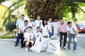 Voluntarios recolectaron envases PET _DSC0456
