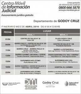 moviles judiciales godoy cruz