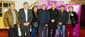 Eric Taboada, Walter Durán, Elena Nuñez, Jorge Quinteros, Daniel Sieli, Duilio Ramírez y Cristian Bazán disfrutaron de la Velada de Gala.