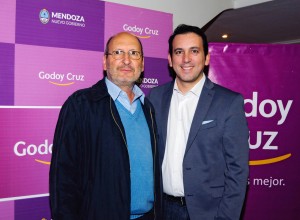 Tadeo García Zalazar recibió al intendente de Guaymallén, Marcelino Iglesias.