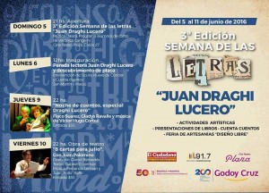 3º Edición Semana de las Letras semana de las letras