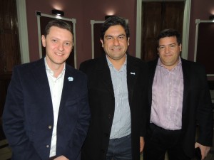 Miguel Catalano (secretario de Hacienda), Fabricio Cuaranta (secretario de Legal y Técnica) y Martín Appiolaza (director de Prevención, Participación Comunitaria y Derechos Humanos). Miguel Catalano (secretario de Hacienda), Fabricio Cuaranta (secretario de Legal y Técnica) y Martín Appiolaza (director de Prevención, Participación Comunitaria y Derechos Humanos).