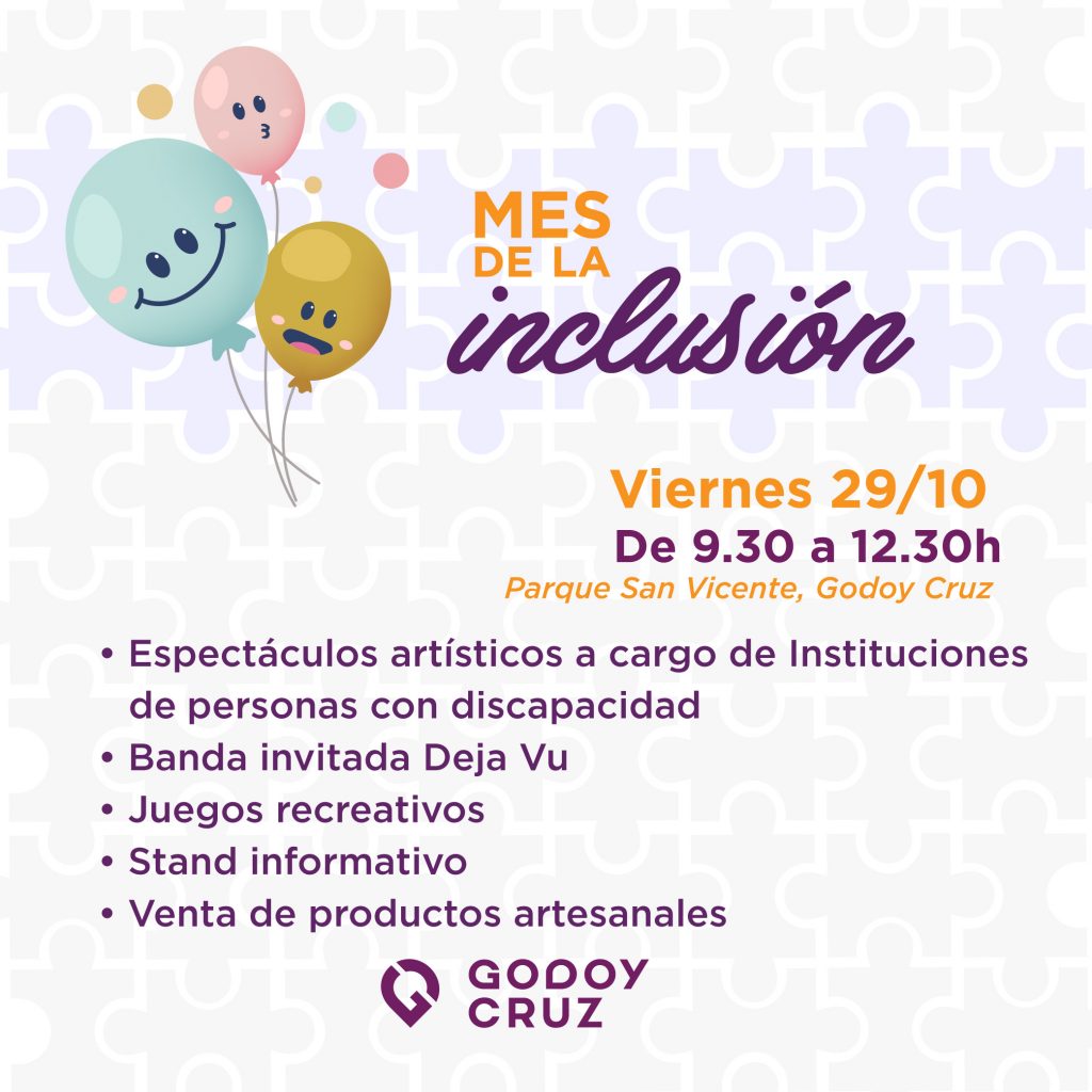 Últimas actividades del Mes de la Inclusión - Godoy Cruz
