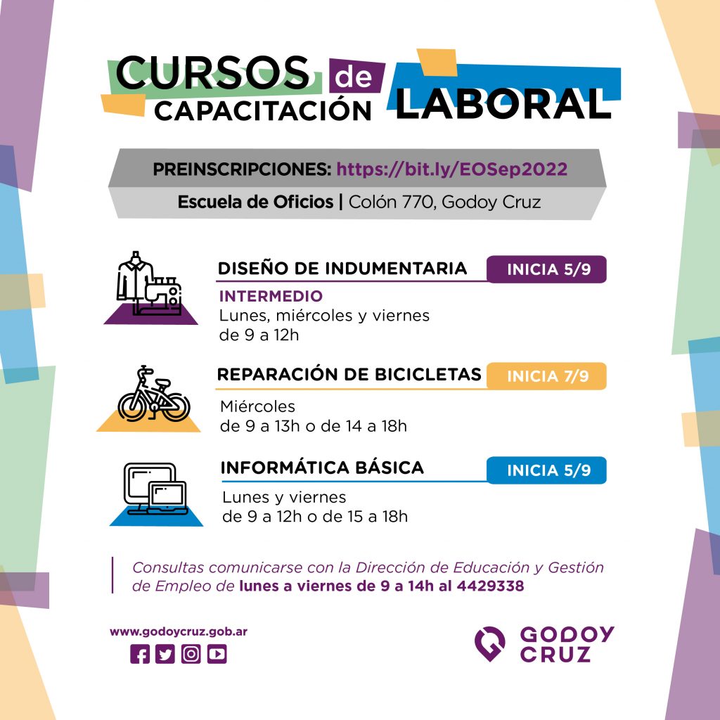 Nuevos cursos en la Escuela de Oficios: preinscripciones abiertas ...